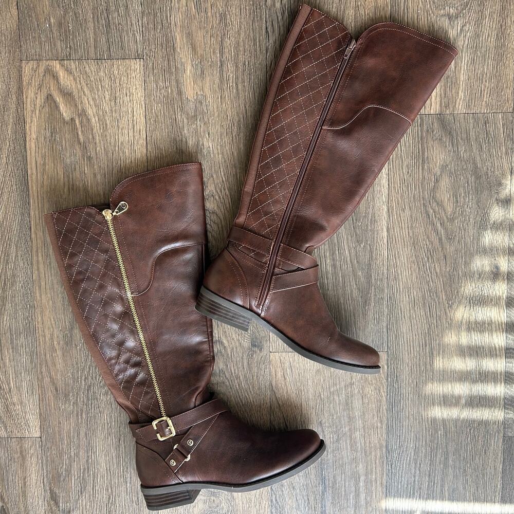 GBG Guess Brown Riding Boots Size 7.5